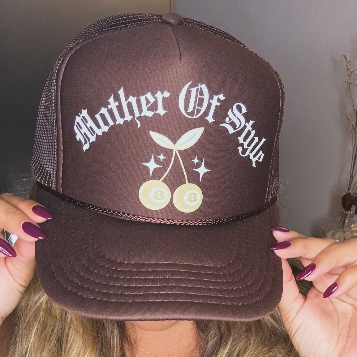 MOTHER OF STYLE TRUCKER HAT