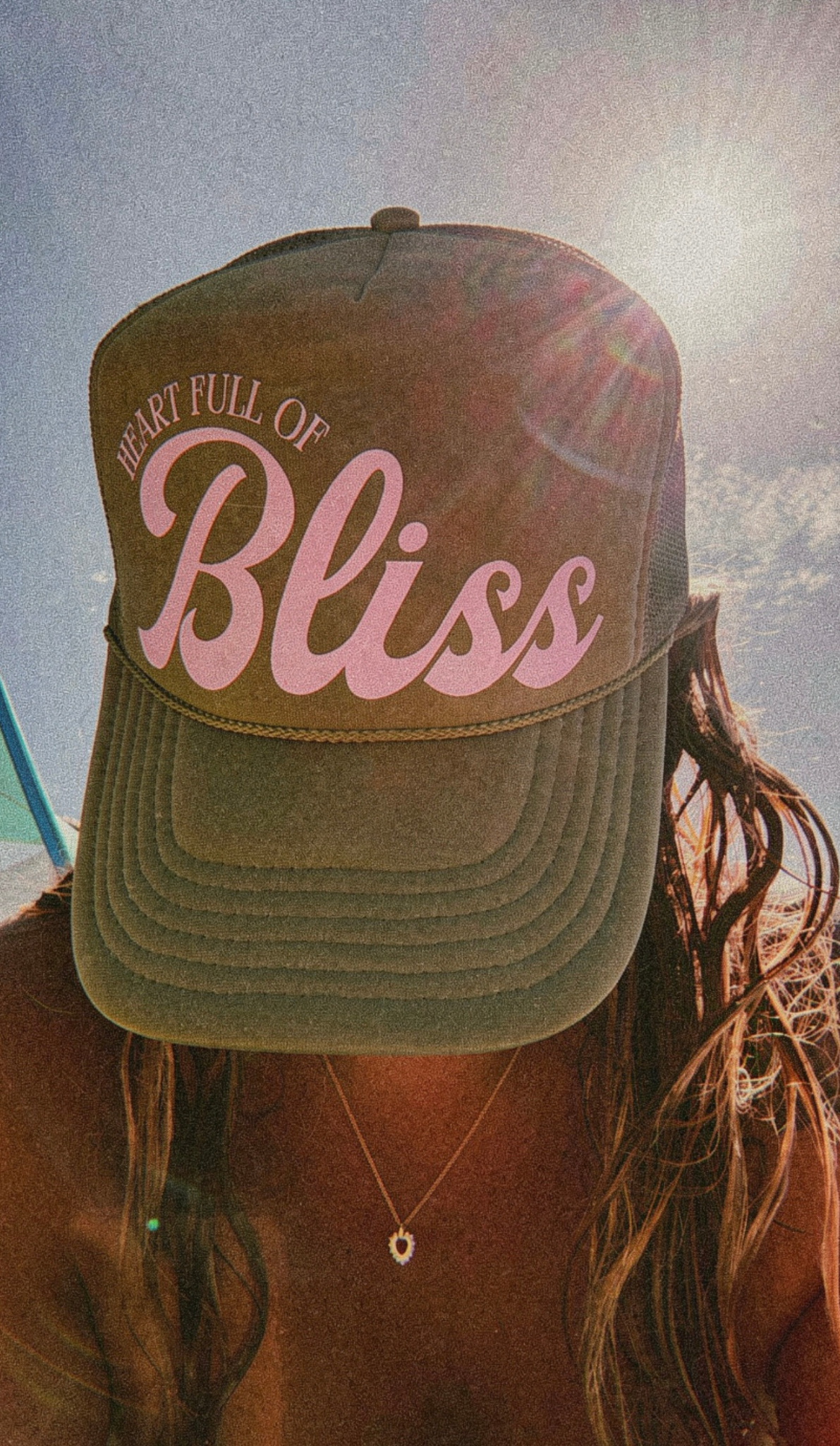 HEART FULL OF BLISS TRUCKER HAT