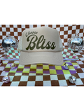 CHOOSE BLISS TRUCKER HAT | KHAKI & OLIVE
