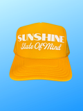 SUNSHINE STATE OF MIND TRUCKER HAT | YELLOW/WHITE