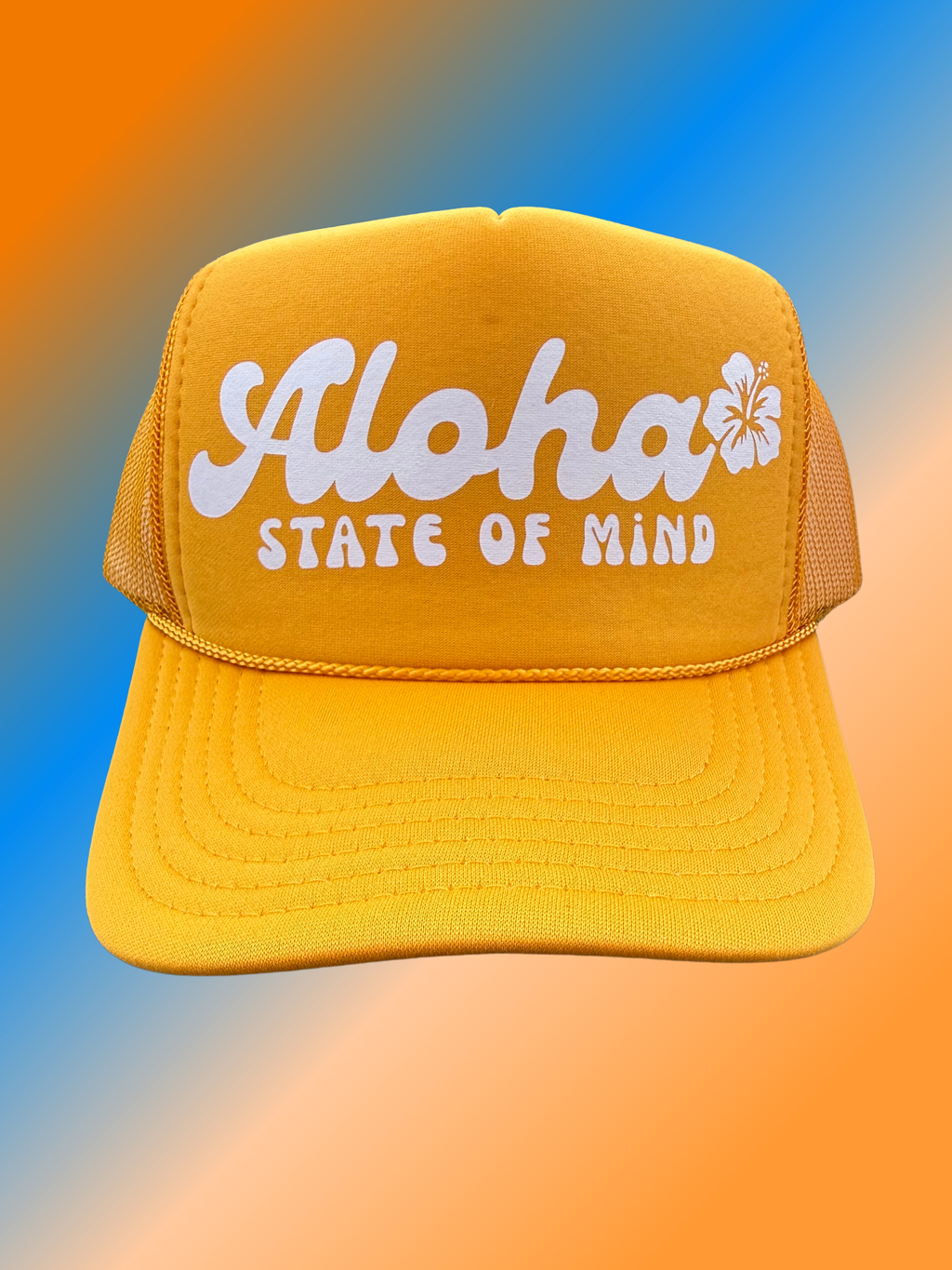 ALOHA STATE OF MIND TRUCKER HAT