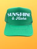 SUNSHINE & ALOHA TRUCKER HAT